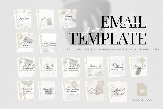 Email Marketing Templates | Pre-Written Email Sequences