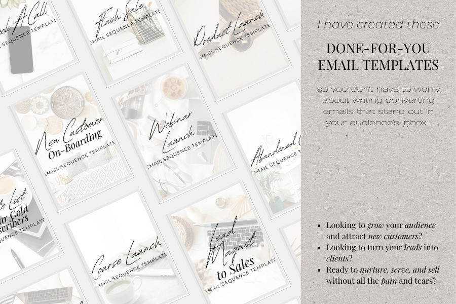 Email Marketing Templates | Pre-Written Email Sequences