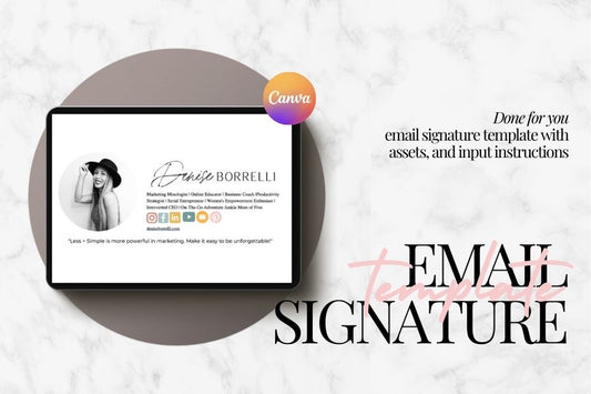 Email Signature Template | Canva Templates