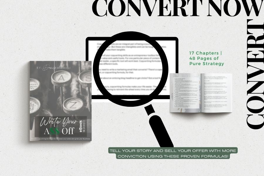 Conversion Copywriting For Effective Digital Marketing | Done-For-You Copywriting Formulas | PDF Guide | eBook