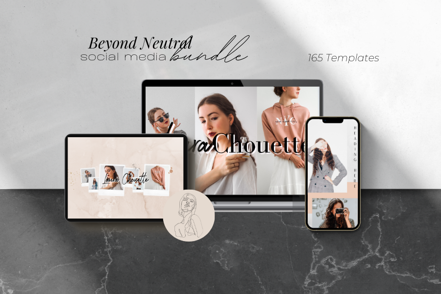 Your plug-and-play solution to creating an irresistible, inspirational and aligned online presence your dream audience can’t get enough of.  The Beyond Neutral Social Media Bundle is your stress-free ticket to taming social media so you can go from unnoticed to influencing at the top of your game.